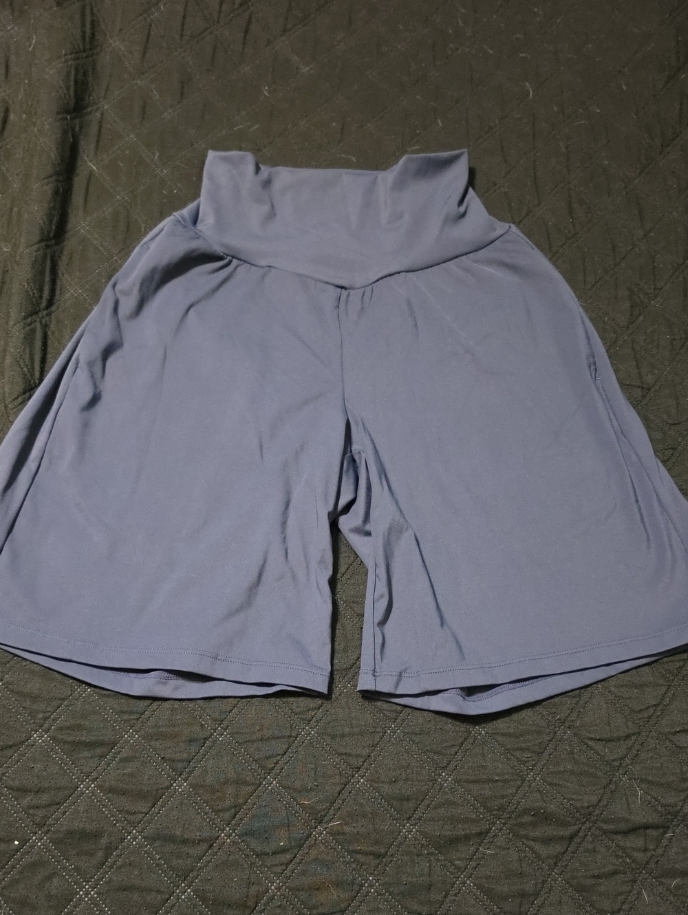 New HALARA Light Blue Wide-Leg Yoga Shorts